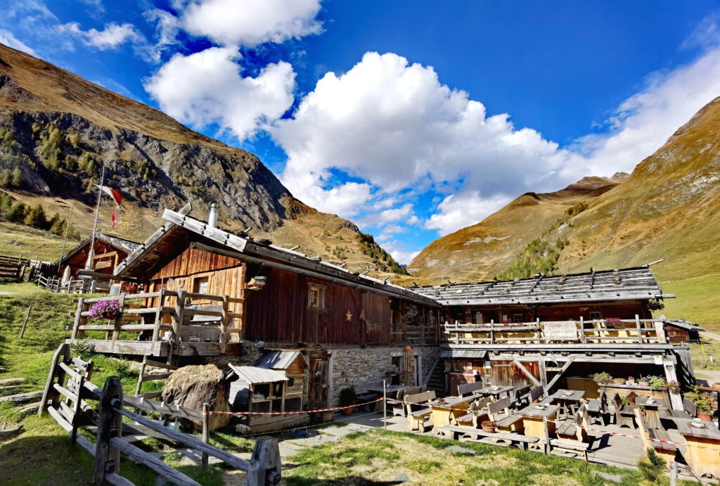 Pfunderer Berge von der Fane Alm gesehen