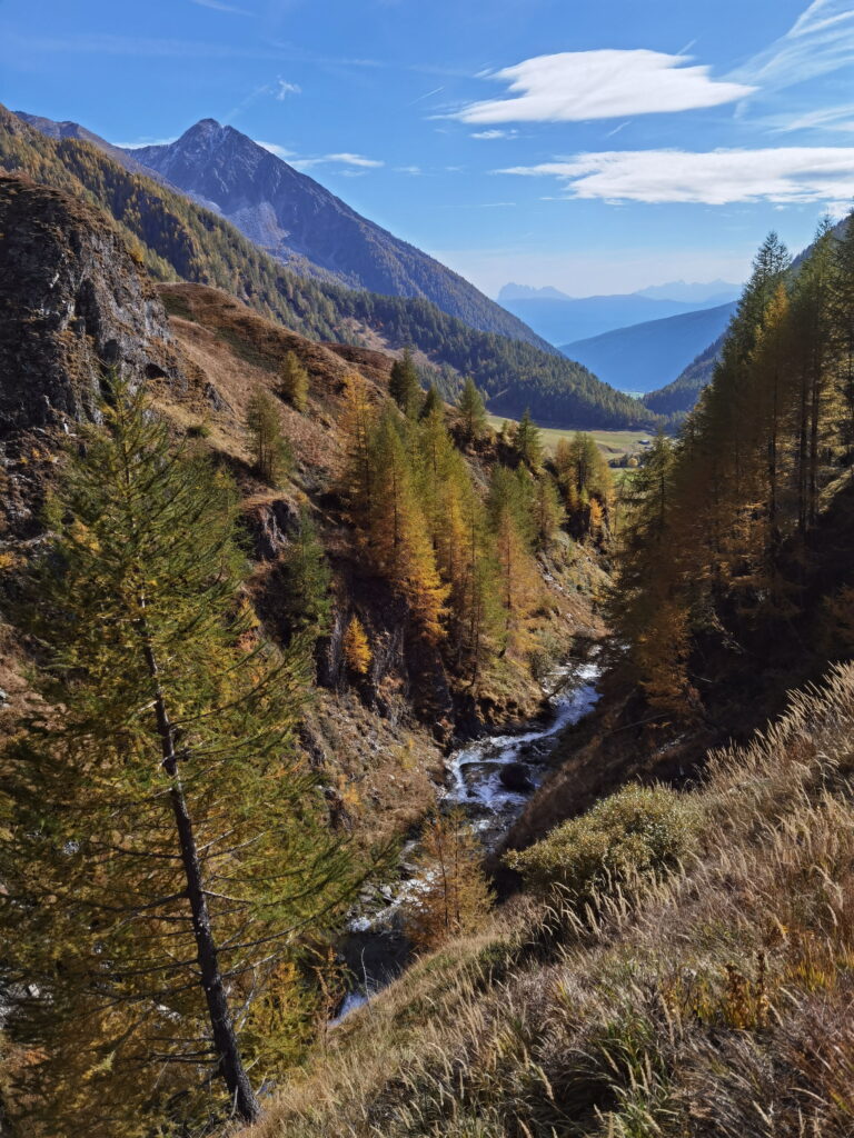 Die Valler Schramme oberhalb der Fane Alm